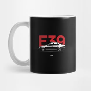 Black E39 Style Mug